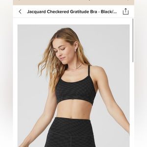 Jacquard Checkered Gratitude Bra